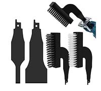 Sichuny Juego de 4 cuchillas de rascador para sierras de sable, puntas negras Reciprotools y adaptadores para sierras sables