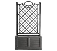 Sicignano | Maceta separada con espaciador, resistente, fácil de montar, separador para jardines, terrazas, balcones, dividir espacios interiores, decoración, privacidad, 80 x 42 x 150 cm, 120 l