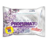 Sicignano | Paños perfumados atrapa-polvo 22,5 x 38 cm - 10 paquetes de 20 unidades, poder electrostático, aptos para todas las superficies, limpieza eficaz y perfumada (lavanda)