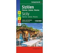 Sicile palerme catane messine: Road and Leisure Map: AK 0618