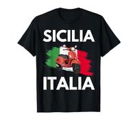 Sicilia Italia Y Ciclomotor Italiano En Sicilia Camiseta