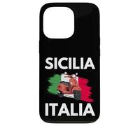 Sicilia Italia Y Ciclomotor Italiano En Sicilia Carcasa para iPhone 13 Pro