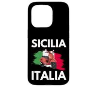 Sicilia Italia Y Ciclomotor Italiano En Sicilia Carcasa para iPhone 15 Pro