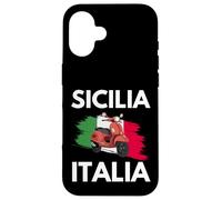 Sicilia Italia Y Ciclomotor Italiano En Sicilia Carcasa para iPhone 16