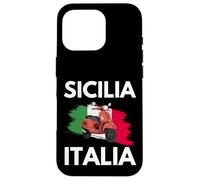 Sicilia Italia Y Ciclomotor Italiano En Sicilia Carcasa para iPhone 16 Pro