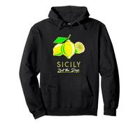 Sicilia Limón Zest Limones Sicilianos Recuerdo Verano Italia Sudadera con Capucha