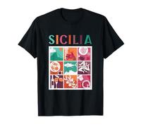 Sicilia Sicilia Iconos de Viajes más Famosos Vacaciones Europeas Camiseta