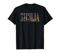 Sicilia vacaciones playa horizonte isla bahía Camiseta