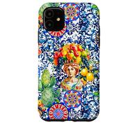 Siciliano Moros Cabeza Colorido limón Arte Carcasa para iPhone 11