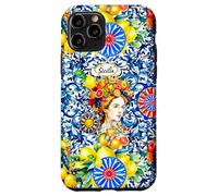 Siciliano Moros Cabeza Colorido limón Arte Carcasa para iPhone 11 Pro