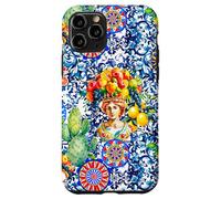 Siciliano Moros Cabeza Colorido limón Arte Carcasa para iPhone 11 Pro