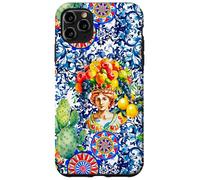 Siciliano Moros Cabeza Colorido limón Arte Carcasa para iPhone 11 Pro MAX
