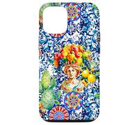 Siciliano Moros Cabeza Colorido limón Arte Carcasa para iPhone 12/12 Pro