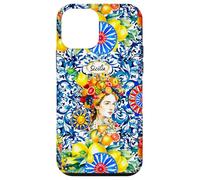 Siciliano Moros Cabeza Colorido limón Arte Carcasa para iPhone 12 Mini