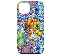 Siciliano Moros Cabeza Colorido limón Arte Carcasa para iPhone 13