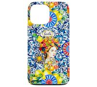 Siciliano Moros Cabeza Colorido limón Arte Carcasa para iPhone 13 Pro MAX