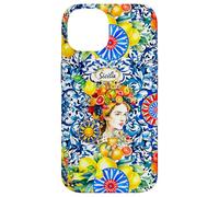 Siciliano Moros Cabeza Colorido limón Arte Carcasa para iPhone 14