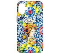 Siciliano Moros Cabeza Colorido limón Arte Carcasa para iPhone 16 Plus