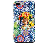 Siciliano Moros Cabeza Colorido limón Arte Carcasa para iPhone 7 Plus/8 Plus