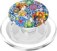 Siciliano Moros Cabeza Colorido limón Arte PopSockets PopGrip para MagSafe