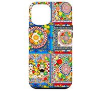 Siciliano moros Cabeza limón Verano Sol Arte mediterráneo Carcasa para iPhone 12 Pro MAX