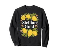 Siciliano Oro Sicilia Limón Diseño Sicilia Fruta Arte Sudadera