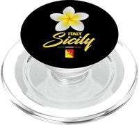 Sicily Italy Tropical Flower Yellow Frangipani Aesthetic Art PopSockets PopGrip para MagSafe