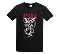 Sick of It All 'Eagle' Graphic Top Printed Shirt Short Sleeve tee Mens T Shirt Black XXL