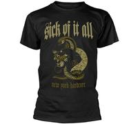 Sick of It All 'Panther' - Camiseta para hombre (negra), Negro, XL