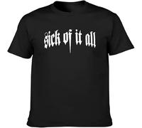 Sick of It All T Shirt Men's tee Black L