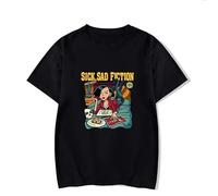 Sick Sad Fiction T Shirt Black L