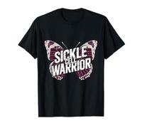 Sickle Cell Warrior Burdeos Cinta Conciencia de células falciformes Camiseta