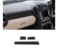 SICOTTON Adhesivo Decorativo Fibra Carbono Suave Panel Salpicadero Coche para Mercedes para Benz SLK R171 2004 2005 2006 2007 2008 2009 2010 Molduras Interiores Automóviles(Black RHD)