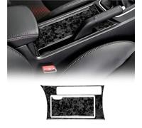 SICOTTON Adhesivo Panel Portavasos De Agua De Coche Embellecedor Interior para Mazda 3 2010 2011 2012 2013 Molduras Interiores Automóviles(Forged Carbon)