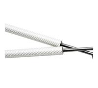 SICOTTON Capó del Coche Puntales De Elevación De Apoyo Amortiguadores Amortiguador Muelle para Toyota para Land Cruiser para Prado J90 J95 Serie 1996-2002(Silver Carbon Fiber)