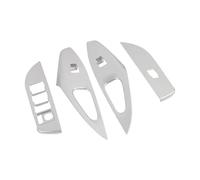 SICOTTON Cubierta Reposabrazos Interruptor Elevación Ventana Coche para Toyota para Corolla E210 2019 2020 2021 2022 2023 2024 Híbrido Molduras Interiores Automóviles(Plata)