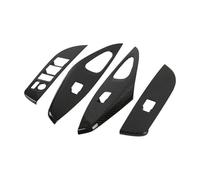 SICOTTON Cubierta Reposabrazos Interruptor Elevación Ventana Coche para Toyota para Corolla E210 2019 2020 2021 2022 2023 2024 Híbrido Molduras Interiores Automóviles(Carbon Look)