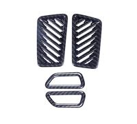 SICOTTON Cubierta Salida Ventilación Aire Acondicionado Tablero Instrumentos Coche para Toyota RAV4 XA50 RAV 4 Hybrid 2019 2020 2021 2022 2023 2024 Molduras Interiores Automóviles(Carbon Look)