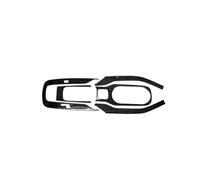 SICOTTON Embellecedor Adhesivo Panel Cambio Marchas Consola Central Interior Coche para Toyota para Corolla para Cross XG10 2021 2022 2023 2024 2025 Híbrido Molduras Interiores Automóviles(Black)