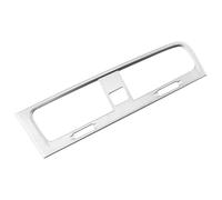 SICOTTON Embellecedor Adhesivo Salida Aire Acondicionado Central Coche ABS Cromado para VW para Golf 7 MK7 2013 2014 2015 2016 2017 2018 2019 LHD Molduras Interiores Automóviles