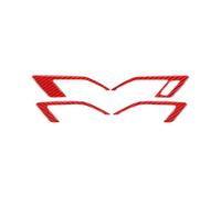 SICOTTON Embellecedor De Marco Manija De Puerta Interior Coche Cubierta Decorativa para VW para Golf 8 MK8 2020 2021 Molduras Interiores Automóviles(LHD Red)
