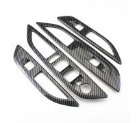 SICOTTON Embellecedor De Panel De Botones del Interruptor del Elevalunas ABS para Peugeot 208 2020 2021 2022 2023 2024 2025 Molduras Interiores Automóviles(Without Handle)