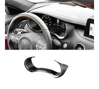 SICOTTON Embellecedor Interior del Marco del Velocímetro del Volante De Fibra De Carbono Real para Kia para Stinger 2018 2019 2020 2021 2022 2023 LHD Molduras Interiores Automóviles(LHD Black Carbon)