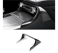 SICOTTON Embellecedor Interior Fibra Carbono Real Marco Aire Acondicionado Central Coche para Kia para Stinger 2018 2019 2020 2021 2022 2023 LHD Molduras Interiores Automóviles
