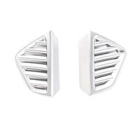 SICOTTON Embellecedor Marco Ventilación Salida Aire Acondicionado Lateral Tablero Automóvil Adhesivo para Mercedes para Benz GLE GLS W167 X167 2020-2025 Molduras Interiores Automóviles(Plata)