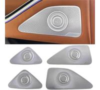 SICOTTON Embellecedores Acero Inoxidable Altavoces De Puerta De Coche Pegatinas para Mercedes para Benz Clase S W223 2021 2022 2023 2024 Molduras Interiores Automóviles(Door Panel)