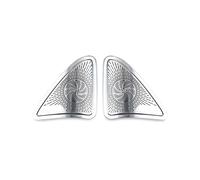 SICOTTON Embellecedores Acero Inoxidable Altavoces De Puerta De Coche Pilar A Pegatinas para Mercedes para Benz Clase E W214 2024 Molduras Interiores Automóviles(Plata)