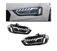 SICOTTON Faros Delanteros LED para Coche Luces Diurnas Proyector Doble Modificados para A4 2013 2014 2015 2016 A4L Faros Delanteros(RHD)