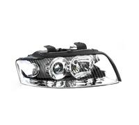 SICOTTON Luz Circulación Diurna Delantera Coche Lámpara Señalización De Conducción Carcasa Faro para A4 B6 2001 2002 2003 2004 2005 Faros Delanteros(Only Right)