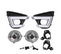 SICOTTON Luz LED De Circulación Diurna DRL Intermitentes Y Antiniebla para Mazda CX5 CX-5 2015 2016 Conjunto Luces Antiniebla(Yellow Light)
